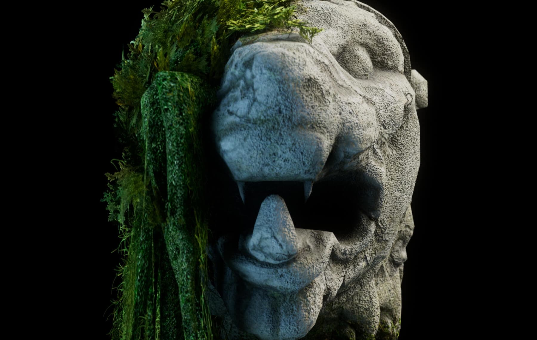 Lion sculpture